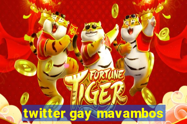 twitter gay mavambos